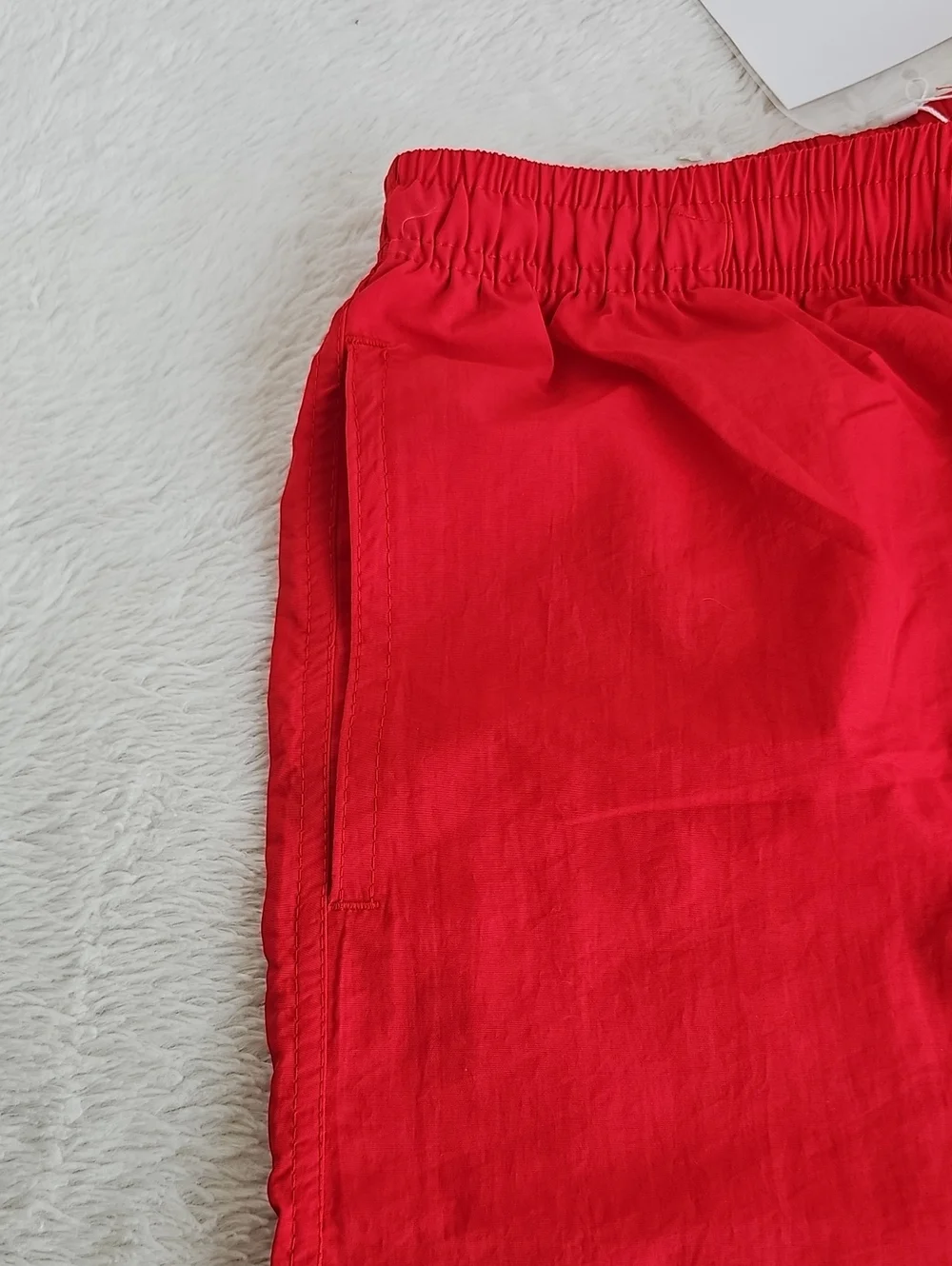 Bingfufoxs Red Swim Shorts Men's Size 4XL NWT